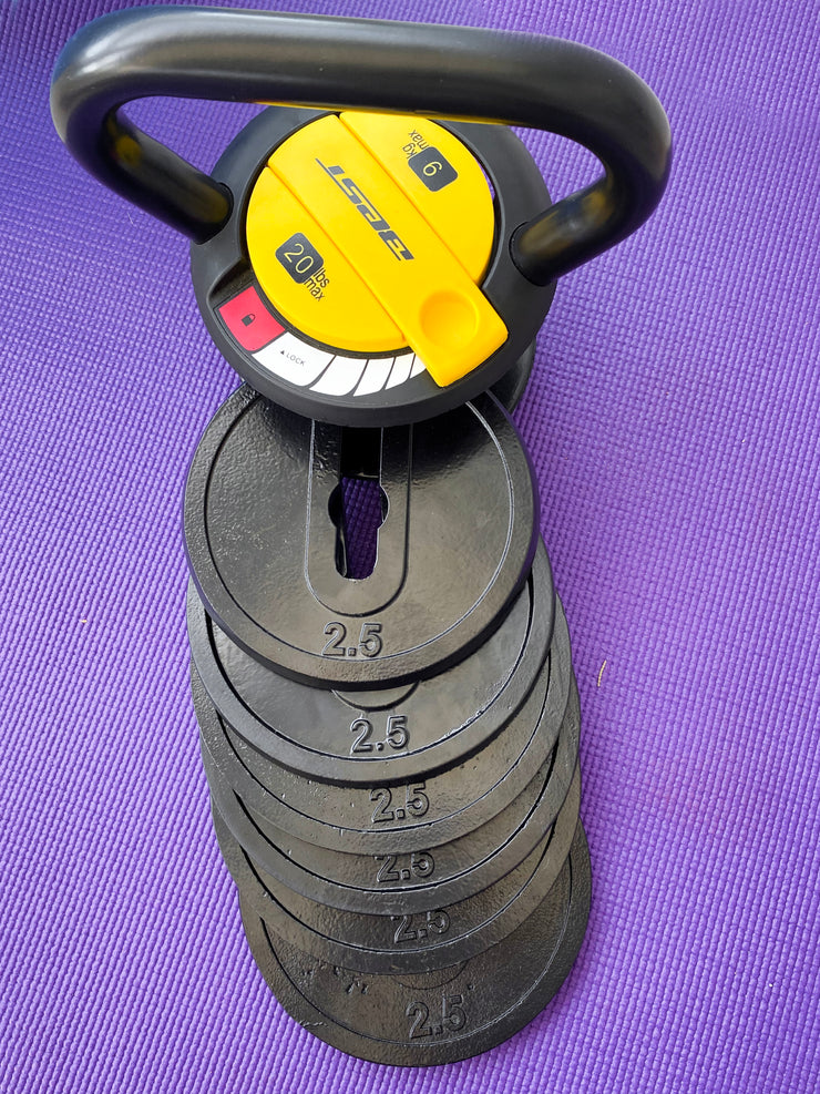 Pesa Rusa Ajustable Best Kettlebell Ejercicios Completo Gym