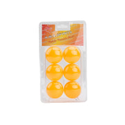6 Pelotas Ping Pong Best Plástico Tenis de Mesa Naranja